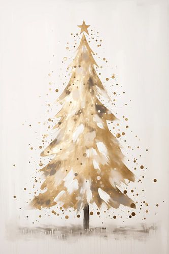 Christmas tree abstract