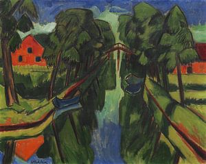 Max Pechstein, Der Mühlengraben, 1921