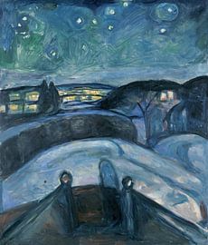 Starry Night, Edvard Munch