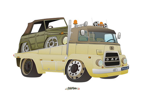 DAF classic car ambulance