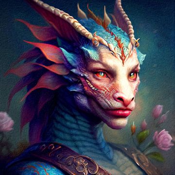 Roi Dragon sur Gisela- Art for You