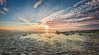 North Sea beach at a sunset in autumn by eric van der eijk thumbnail