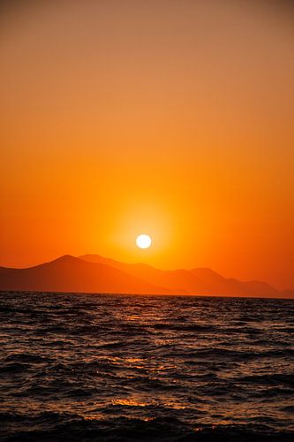 Griechischer Sonnenuntergang.