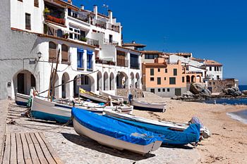 Het dorp Calella de Palafrugell (Costa Brava, Catalonië)