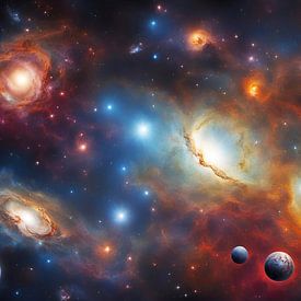 Universum-Kosmos-Sternensystem-Universum-5 von Carina Dumais