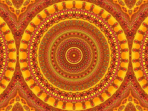 Roundabout (Oker Retro Mandala)