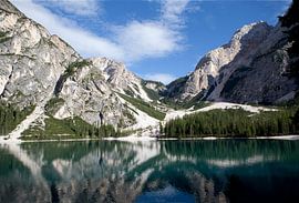 Dolomites, Lago di Braies, Italy by Kees van Dun