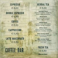 Time for Coffee and Tea.