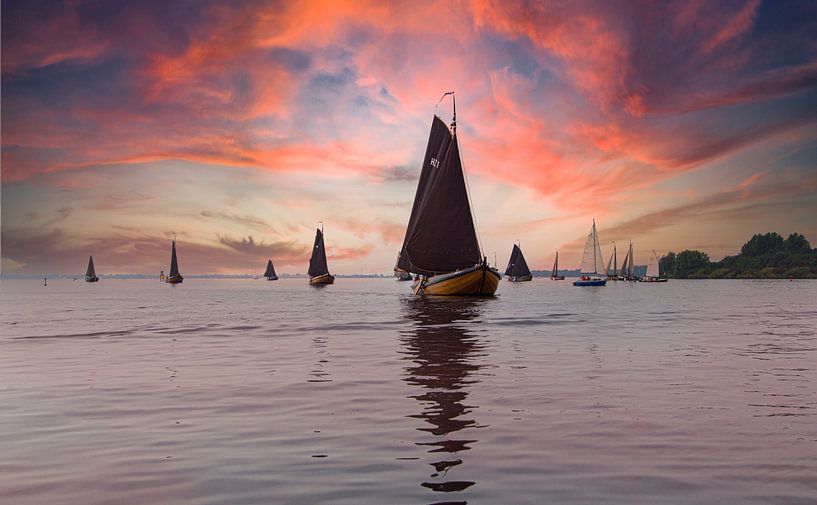 Bottlers in the evening sun by Brian Morgan