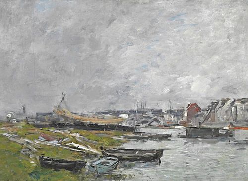 Trouville Scheepswerf, Eugène Louis Boudin