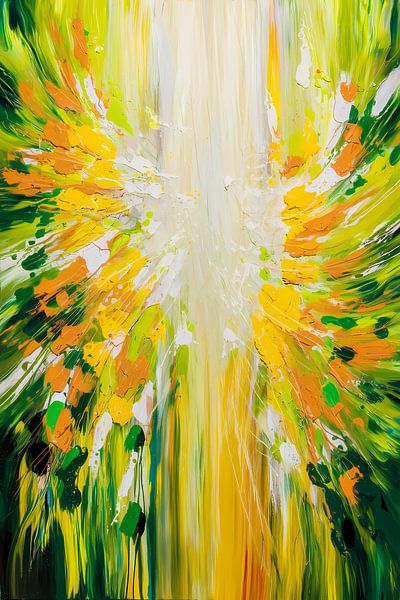 Energetisches abstraktes Kunstwerk Farbe von Imperial Art House