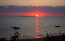Sunset over the Indian Ocean by Richard Wareham