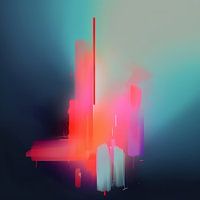 Couleurs modernes et abstraites en néon