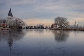 Nes aan de Amstel im Winter