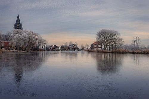 Oud Hollands winter beeld