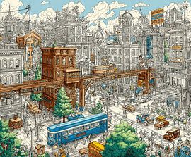 Der Pulsschlag der Stadt von Art Lovers