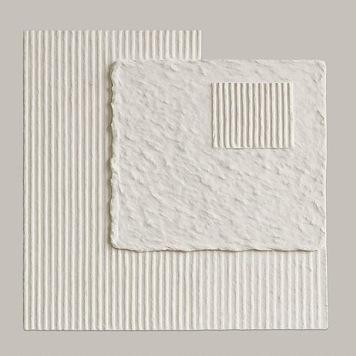 Abstrakte Minimal Art in ruhigen Tönen - 3