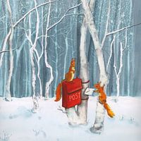 Eichhörnchen-Pfosten