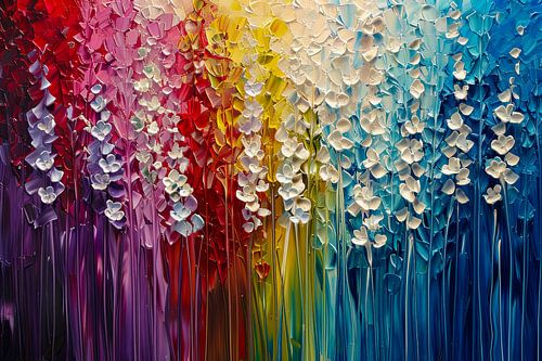 Digitaal abstracte moderne kunst