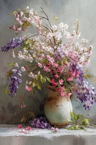 Vintage Spring Flowers no.1