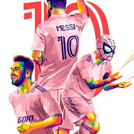 Lionel Messi Inter miami by Wpap Malang