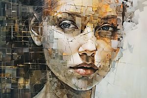 Moderne stijl portret.