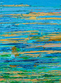 Texels Wattenmeer-Gold am Abend von Atelier ‘Et Wad - Monique Bremer