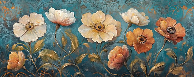 Elegant Flowers by Wonderful Art