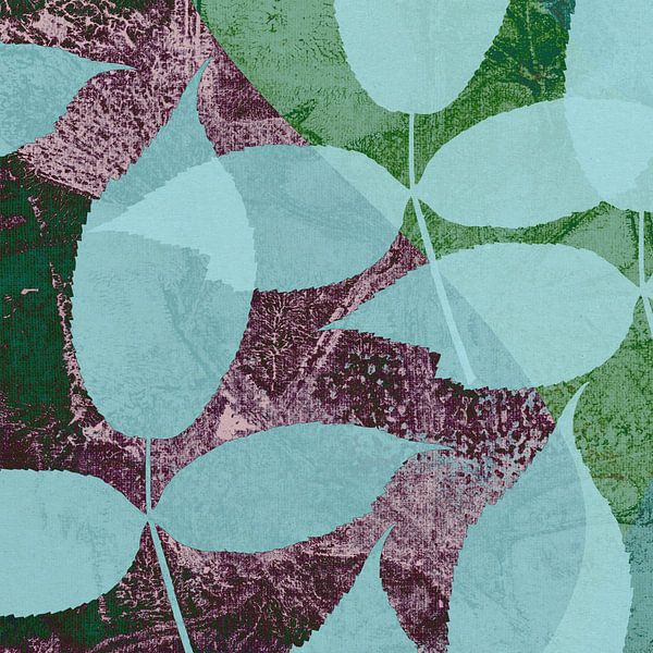 Forêt de conte de fées. Promenade en forêt. Art abstrait botanique par Dina Dankers