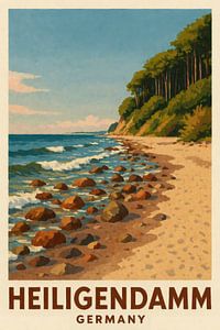 Heiligendamm - Le calme côtier sur la plage blanche