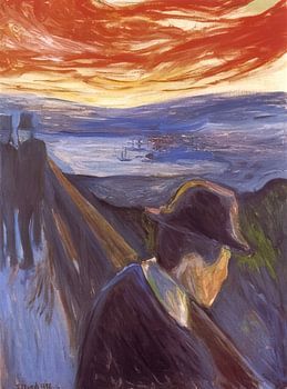 Verzweiflung - Edvard Munch