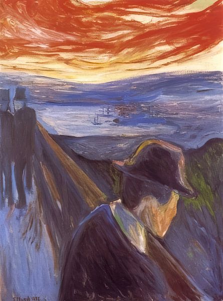 Verzweiflung - Edvard Munch von Accessible Art