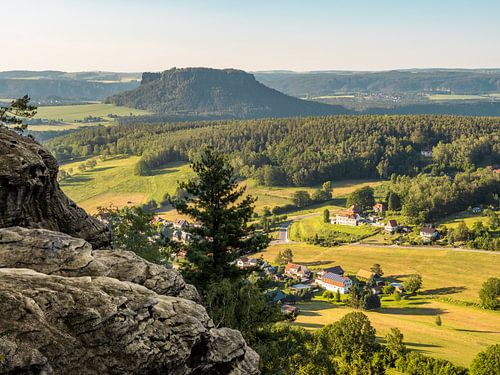 Pfaffenstein in Saxon Switzerland – Pfaffendorf and Lilienstein