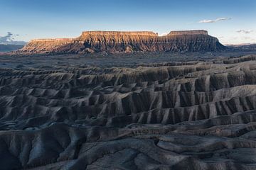 Les buttes au lever du soleil sur Martin Podt