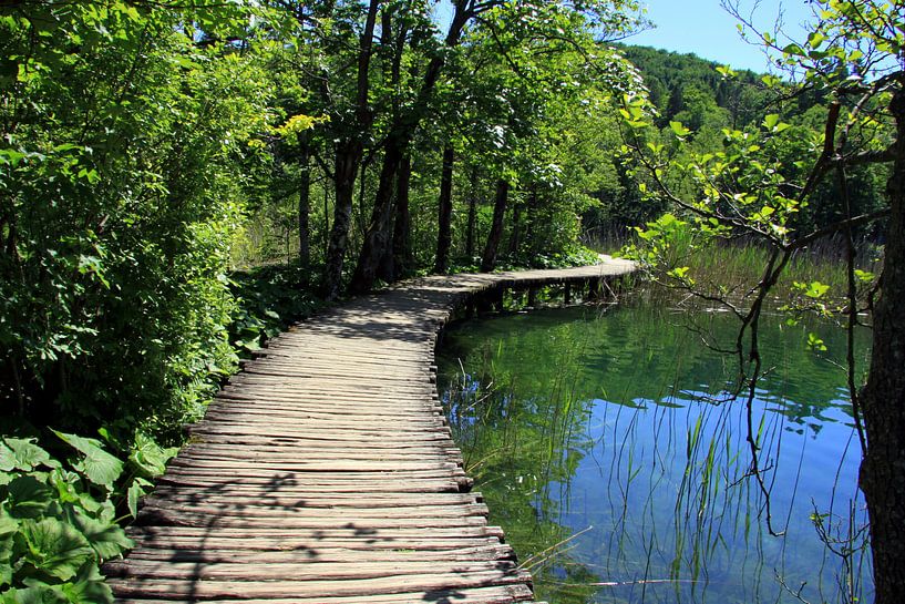 Nationalpark Plitvicer Seen, Kroatien van Renate Knapp