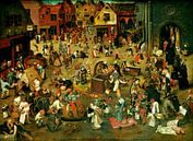 De strijd tussen Carnaval en Vasten, Pieter Bruegel van Schilders Gilde thumbnail