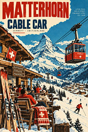 Matterhorn Cable Car Terrace by Dodik Hariyono