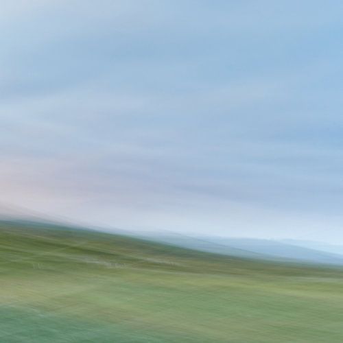 Paysage abstrait de dunes à droite