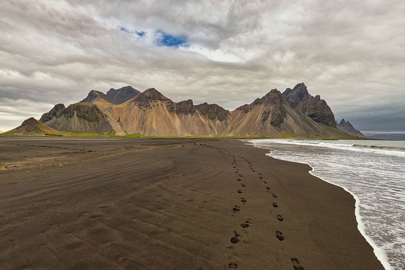 Vestrahorn Mountains on the Stokksnes Peninsula by Easycopters
