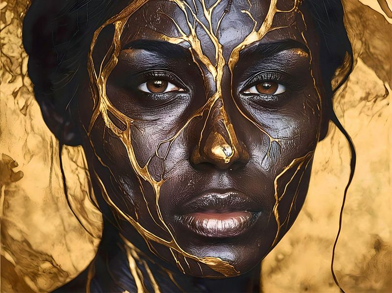 Golden Glory : Portrait de l'élégance et de la force par Retrotimes