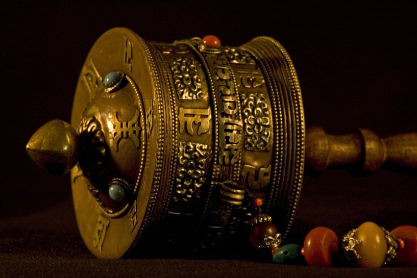 Tibetan prayer wheel by Gert-Jan Siesling