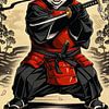 Panda-Samurai-Krieger von MIROKKU