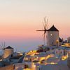 Zonsondergang bij Oia, Santorini van Barbara Brolsma