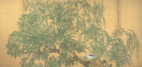 In de schaduw van de wilgen 01, Tsuchida Bakusen