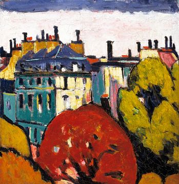 Landschaft, Paris (1912-1914) von Henry Lyman Sayen. von Studio POPPY