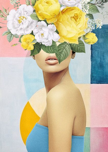 Retro Portraits in Spring von Marja van den Hurk