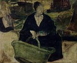 Die Frau eines Fischers, Constant Permeke, 1920 von Atelier Liesjes Miniaturansicht