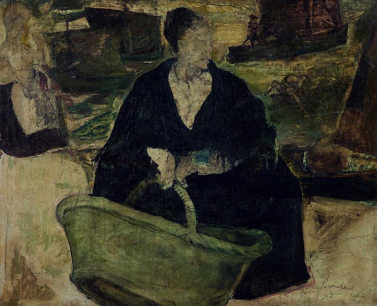 Die Frau eines Fischers, Constant Permeke, 1920 von Atelier Liesjes
