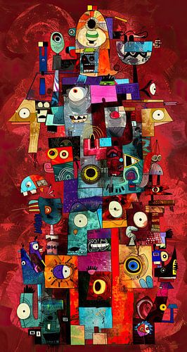 Abstract Picasso painting