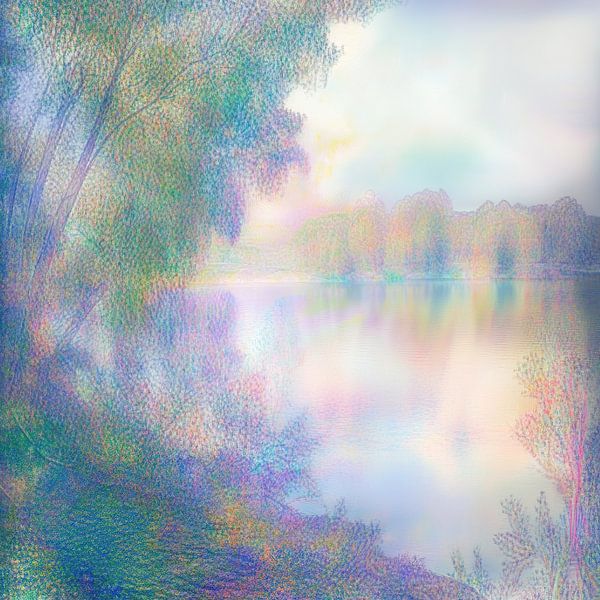 More Surrounded by Trees | Whisper of Nature&#039;s Serenity by Abstract Painting